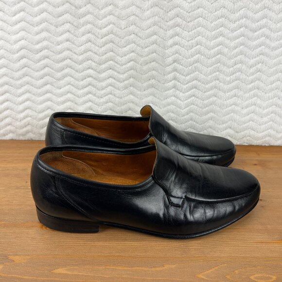 Allen Edmonds Mens Leather Loafers Lugano Wide Dress Made Italy 10.5 EE 49910 - Picture 3 of 15